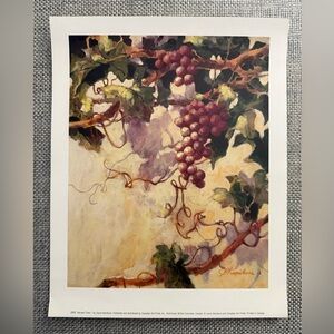 Grape Vine Art Print by Joyce Kamikura